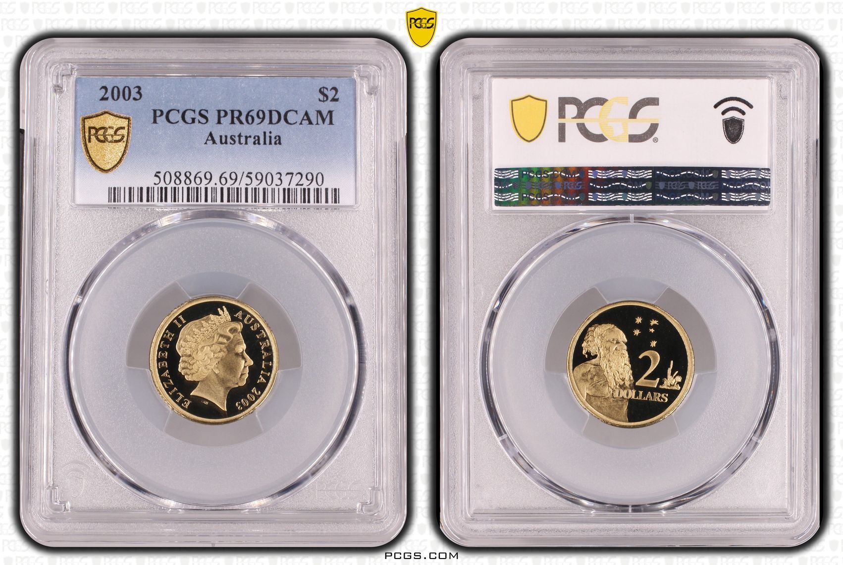 Two Dollar, 2003, PCGS PR69DCAM
