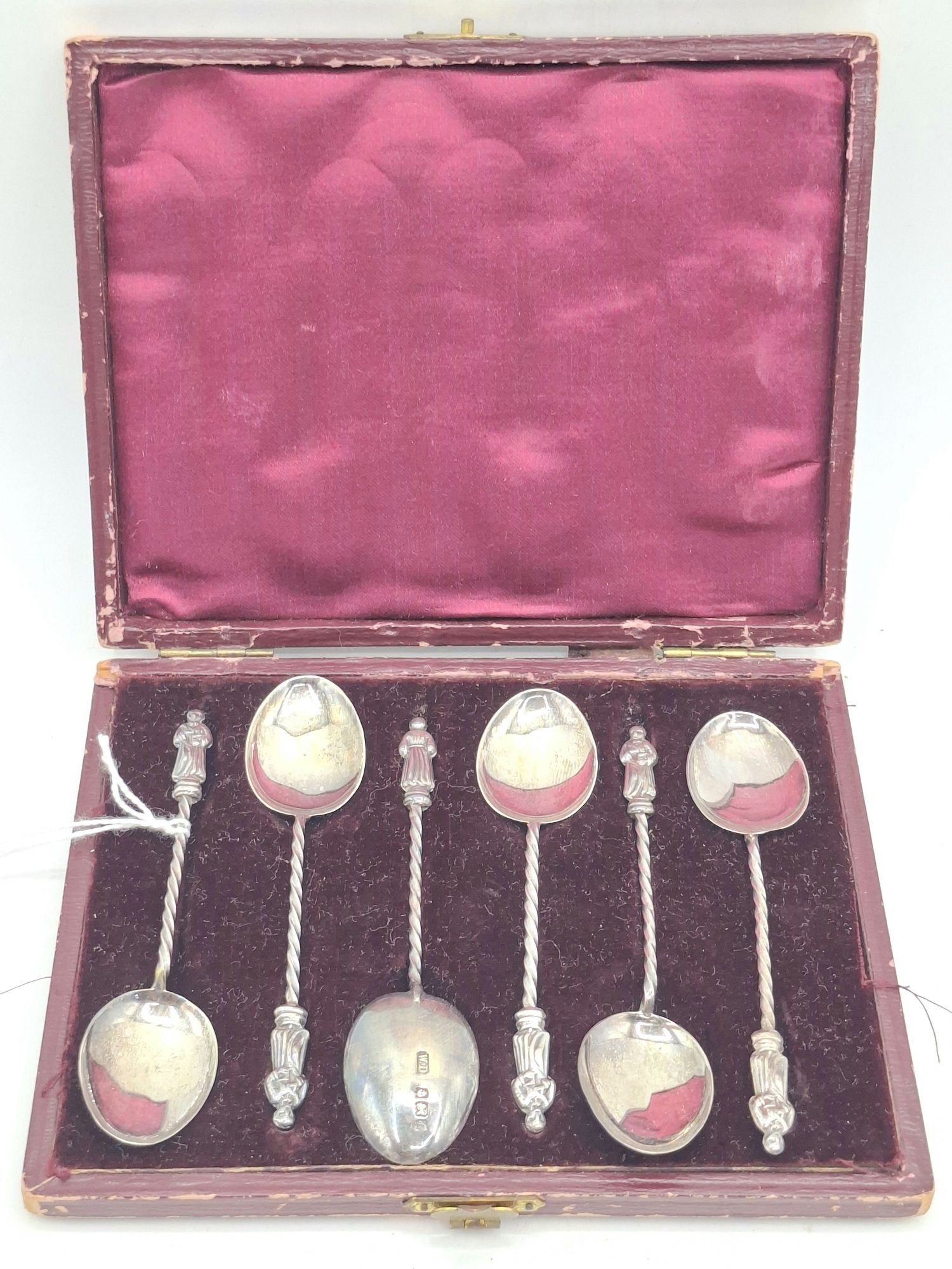 136 · STERLING SILVER APOSTLE SPOON SET