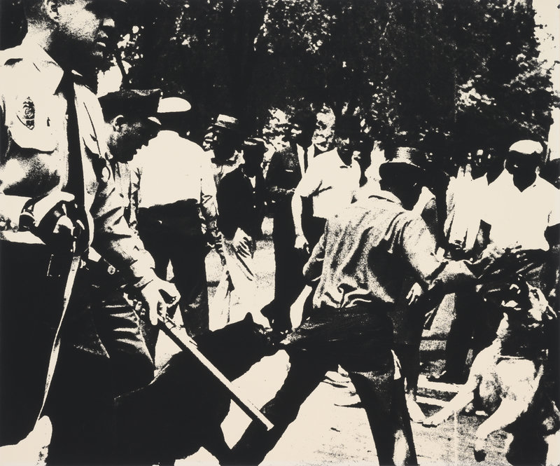 Andy Warhol
(American, 1928-1987)
Birmingham Race Riot (from Ten Works x Ten Painters), 1964