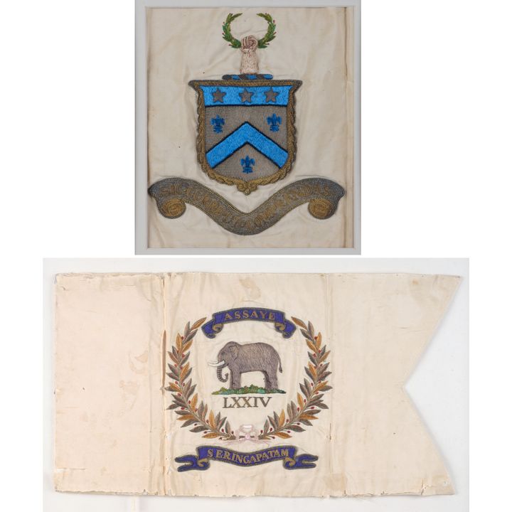 74th Highland Regiment of Foot - Pennant with battle honours