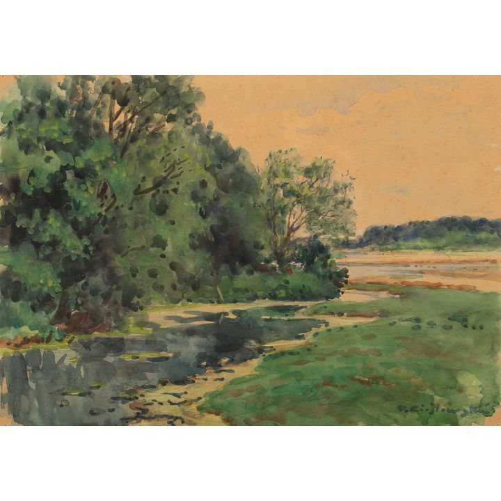 Tadeusz Cieślewski | Nad potokiem