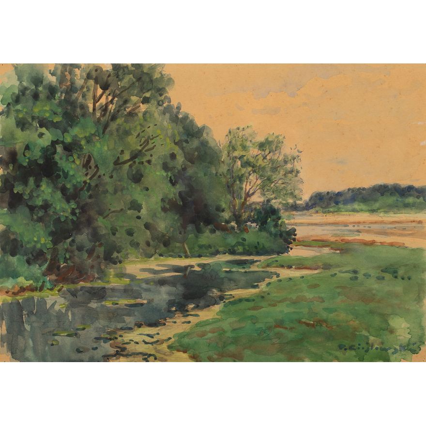 Tadeusz Cieślewski | Nad potokiem