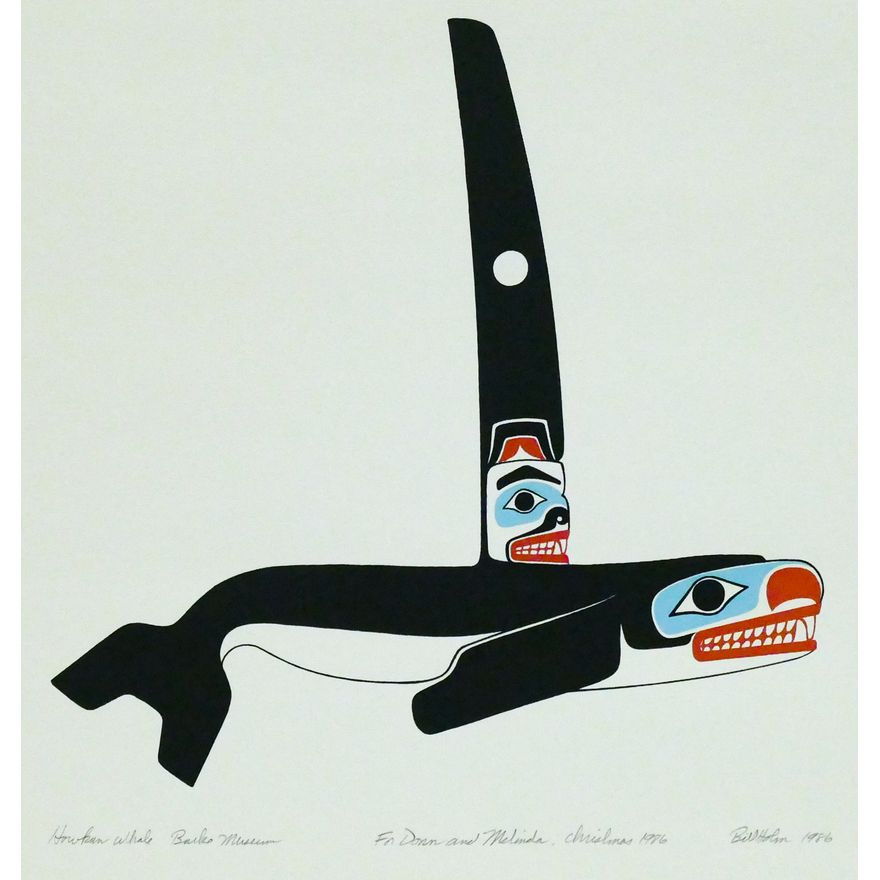 Bill Holm ''Howkan Whale'' (Burke Museum) 1986 Signed Serigraph
