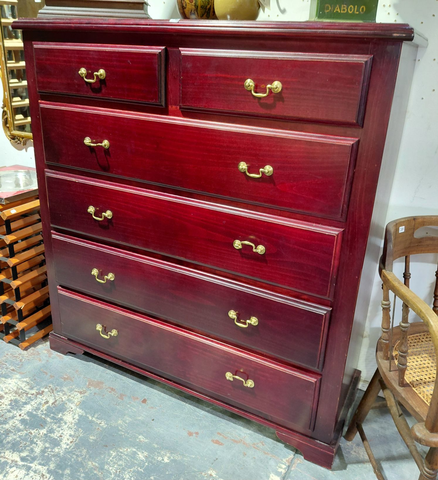 Pine Tallboy Chest Of Drawers