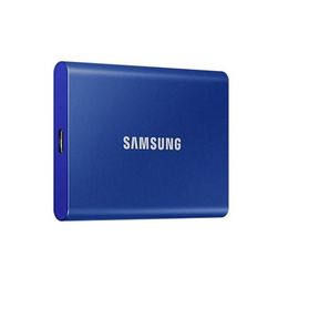 Samsung T7 500GB USB 3.2 Gen 2 Portable SSD Blue Mu pc500h/ww|NOT TESTED