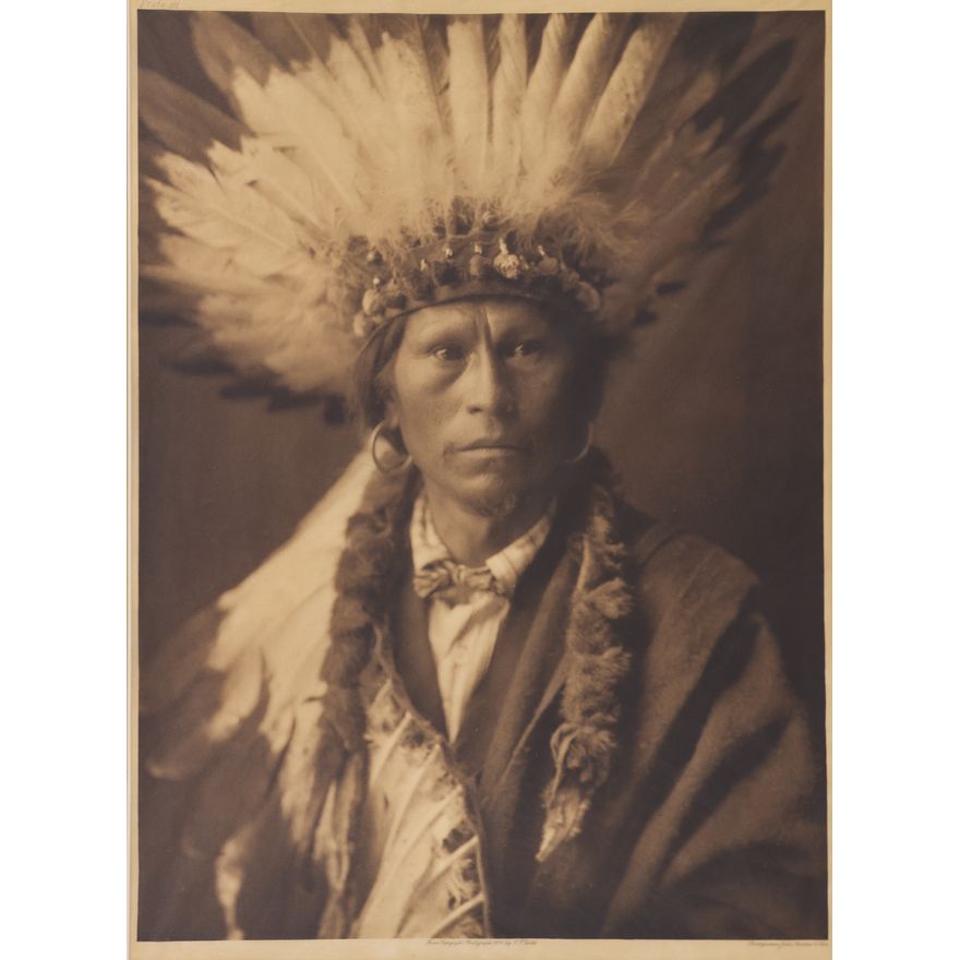 Edward Curtis ''Chief Garfield, Jicarilla'' 1904 Photogravure