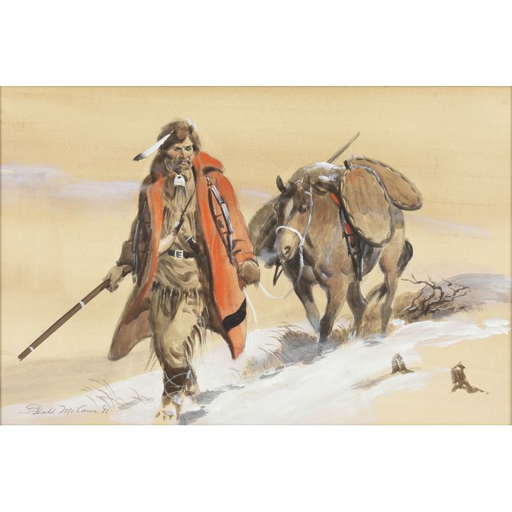 Gerald McCann (1916-1995), Winter Hunt, 1981