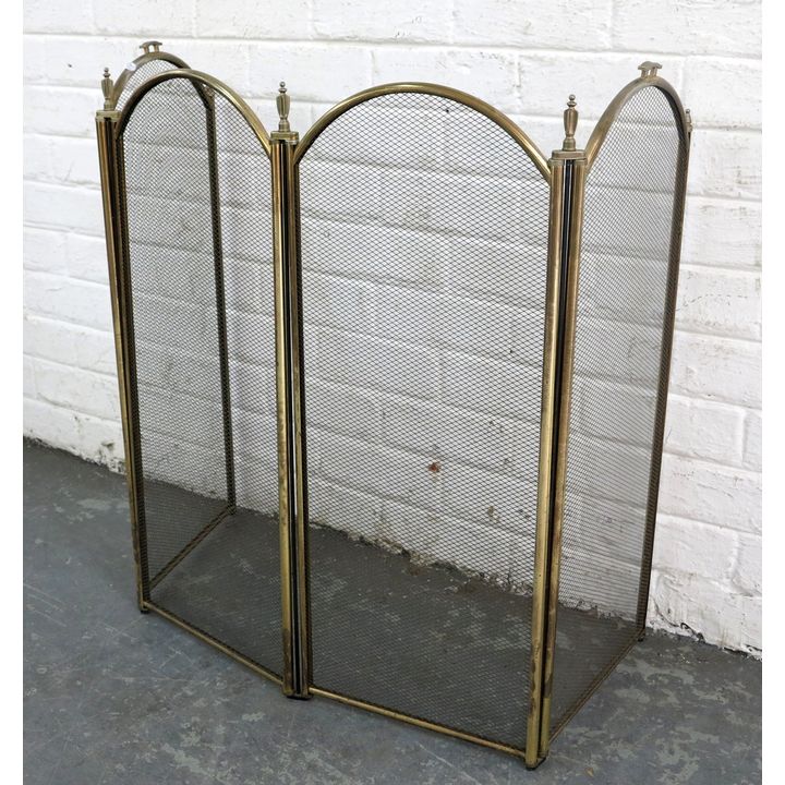 BRASS FIRE SCREEN
