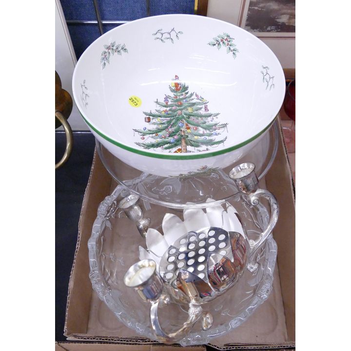 Box Spode Christmas Bowl Etc