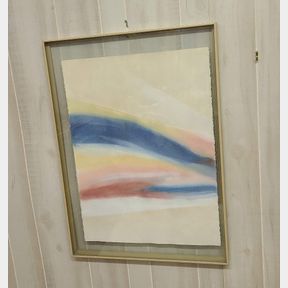 Original Watercolor - Encased in Glass Frame by Rice