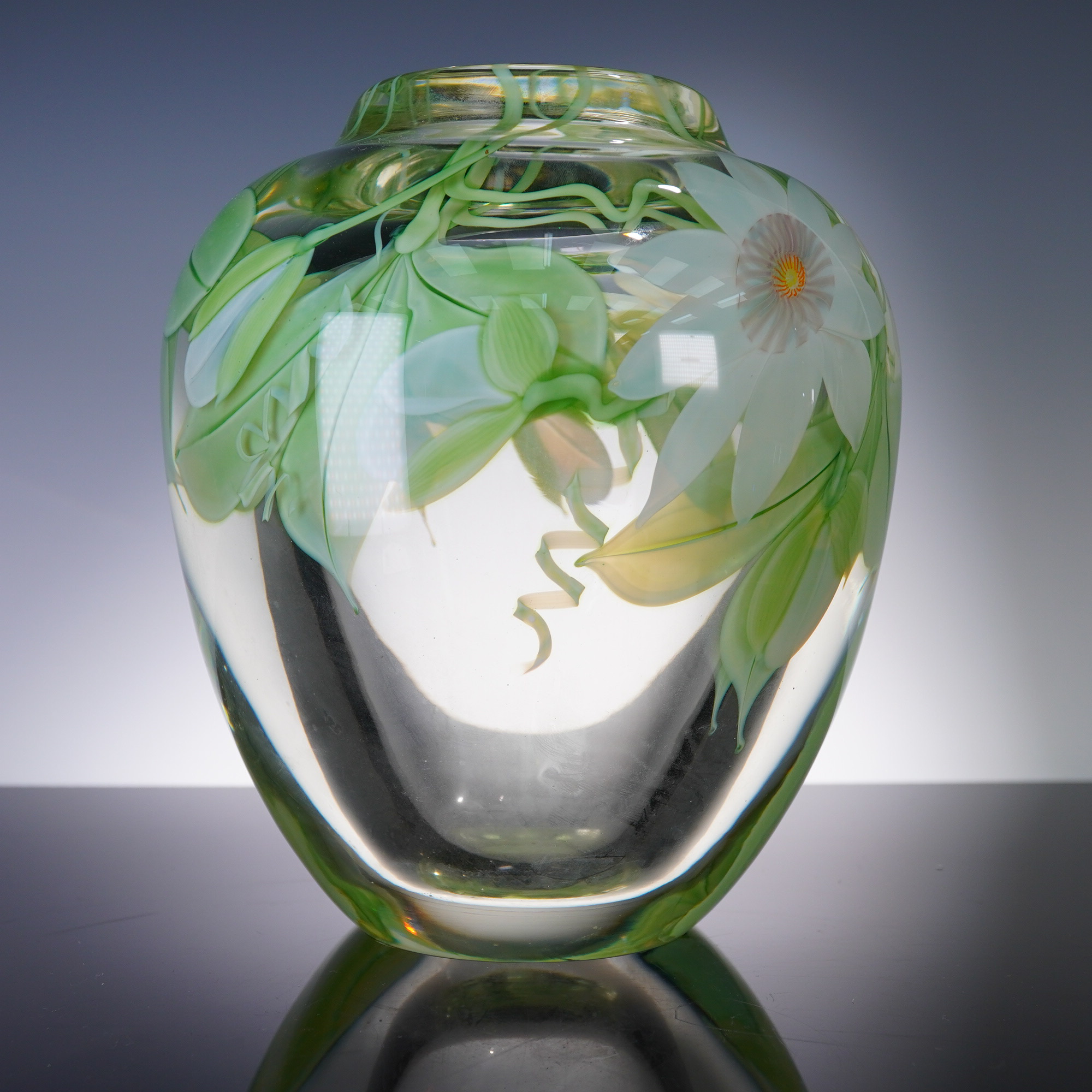 アメリカ　Orient & Flume Art Glass　フラワーベース Vases – Orient & Flume Art Glass