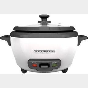 BLACK+DECKER 2-IN-1 RICE COOKER & FOOD STEAMER - 6-CUP CAPACITY, AUTOMATIC KEEP WARM, NONSTICK BOWL, STEAMING BASKET - EFFORTLESS