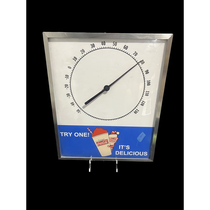 Coca Cola Coke Try One It's Delicious Thermometer