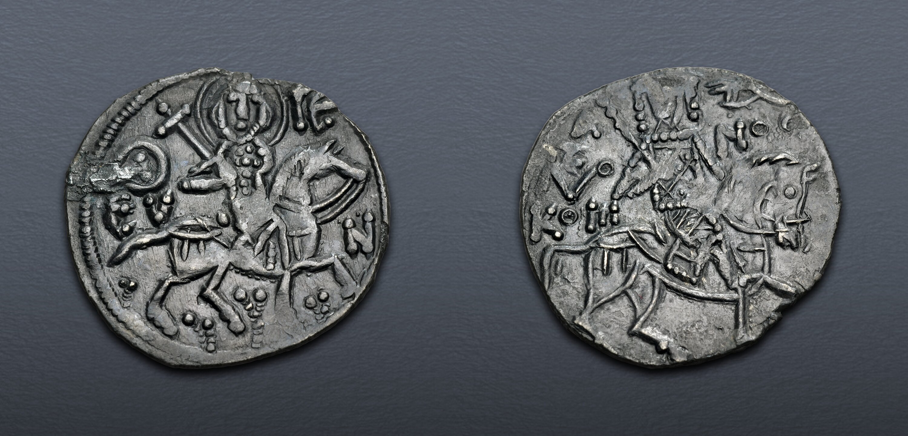 Alexius II. Emperor of Trebizond, 1297-1330. AR Asper (21.5mm, 2.30 g ...