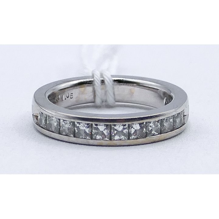 The Leo 14k White Gold Diamond Band Ring Size 7 - 6.5 Grams, 1.05ctw