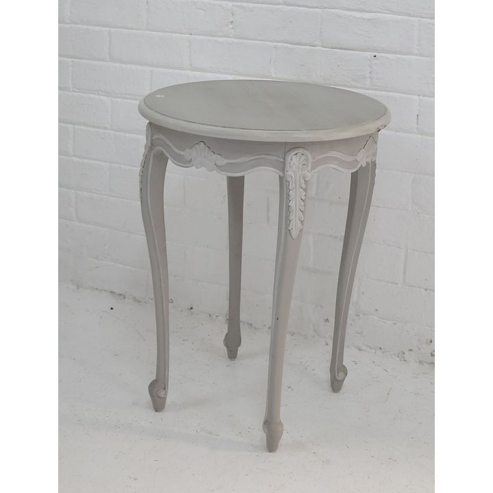 PAINTED LAMP TABLE