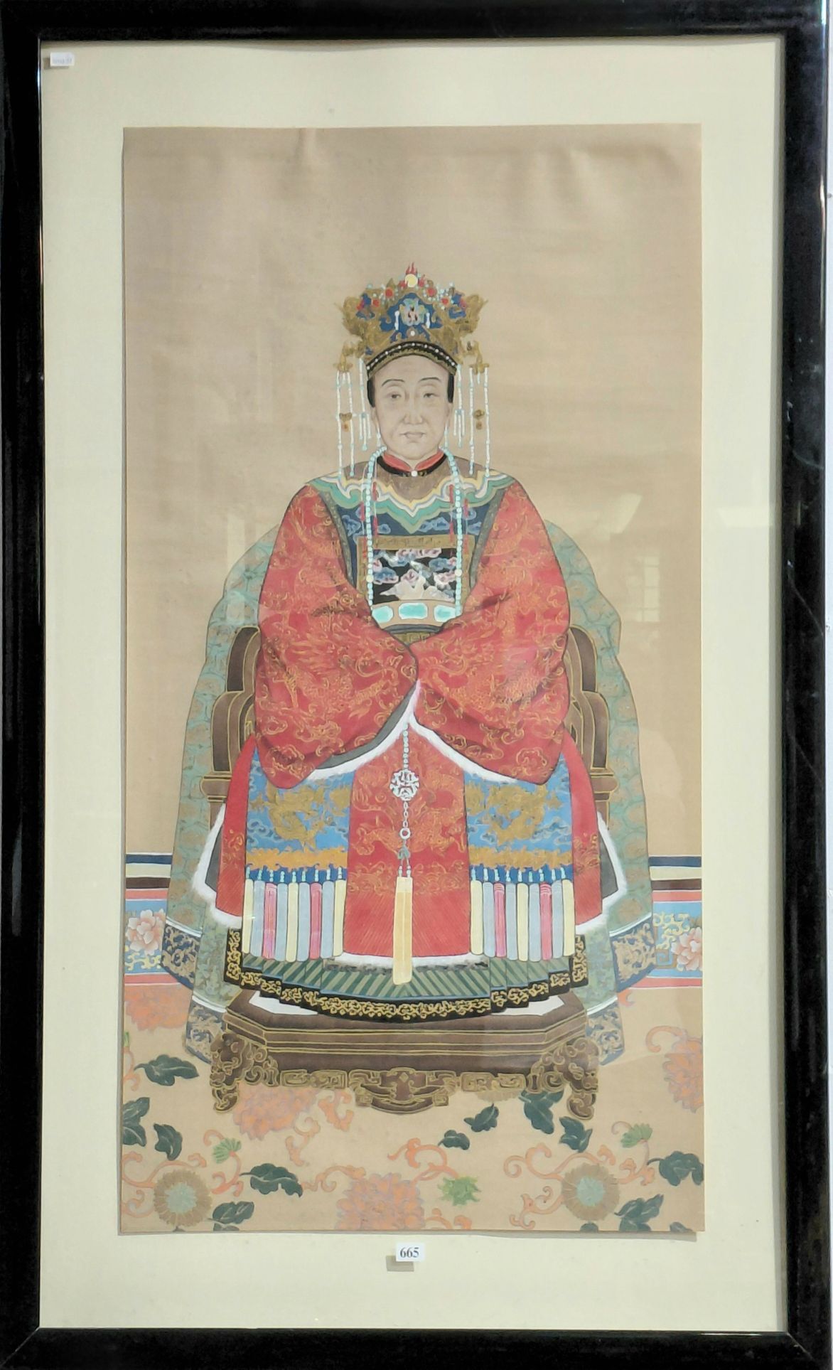 A Pair Of Chinese Paintings On Silk