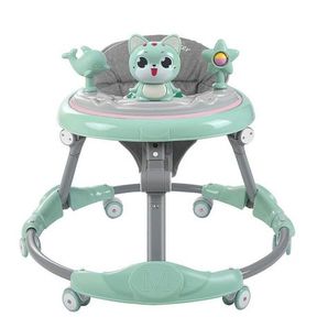 Atttw Baby Walker Balance Car Multi functional Foldable Anti O Legs Green | USED/NO WHEELS