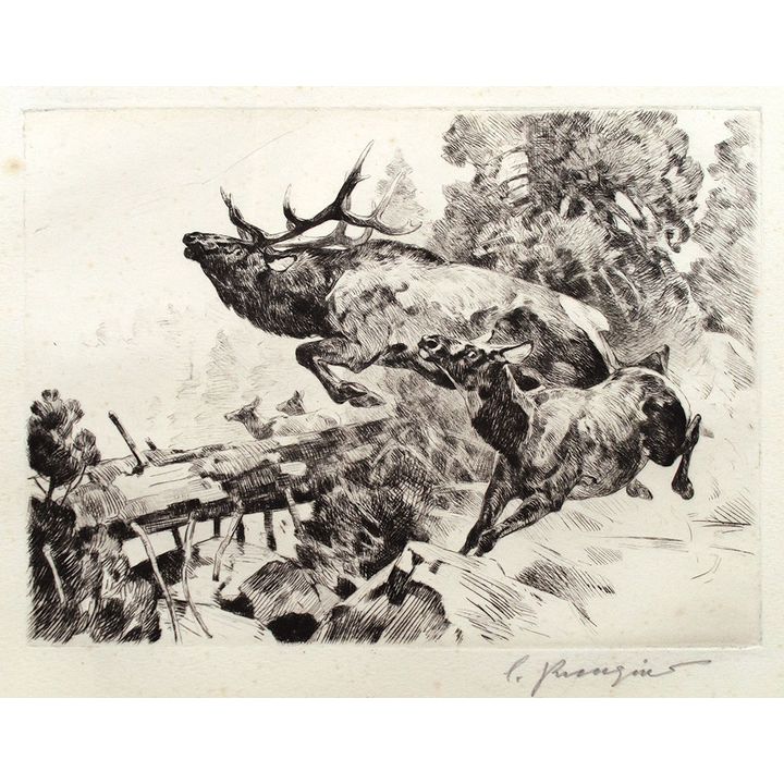 Carl Rungius (1869-1959), Stampede