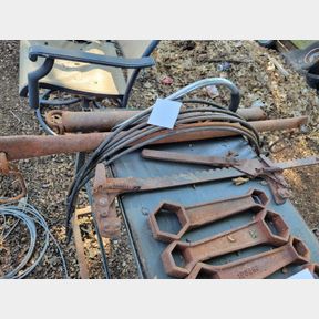 Fence Stretcher, Rake Teeth and Steel Meat Hangers
