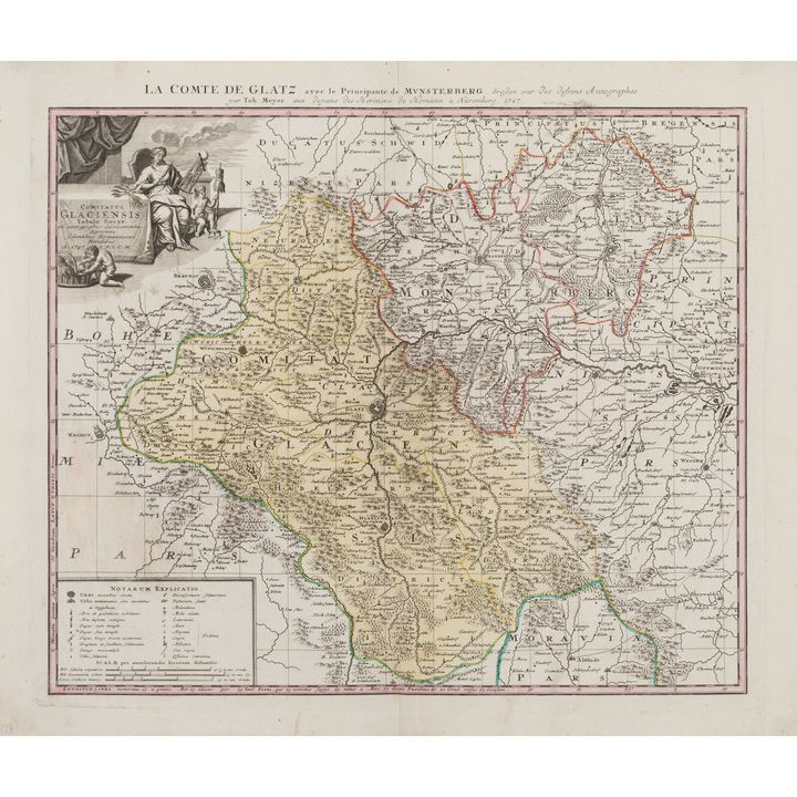 Comitatus Glaciensis Tabula geogr.