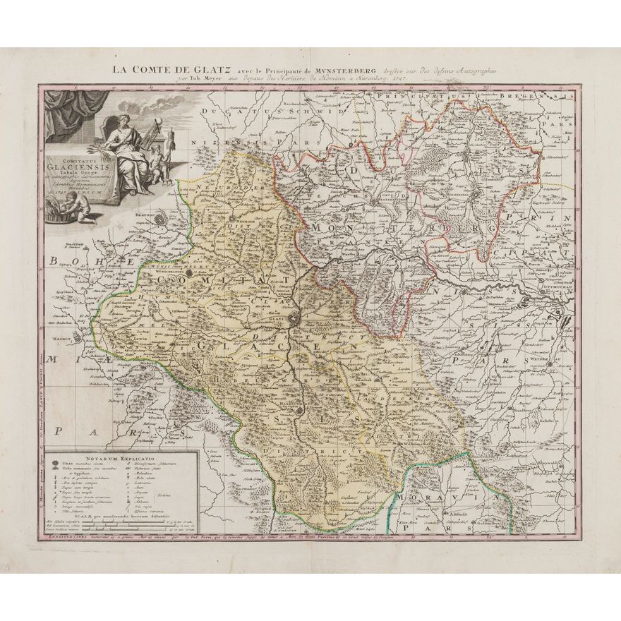 Comitatus Glaciensis Tabula geogr.