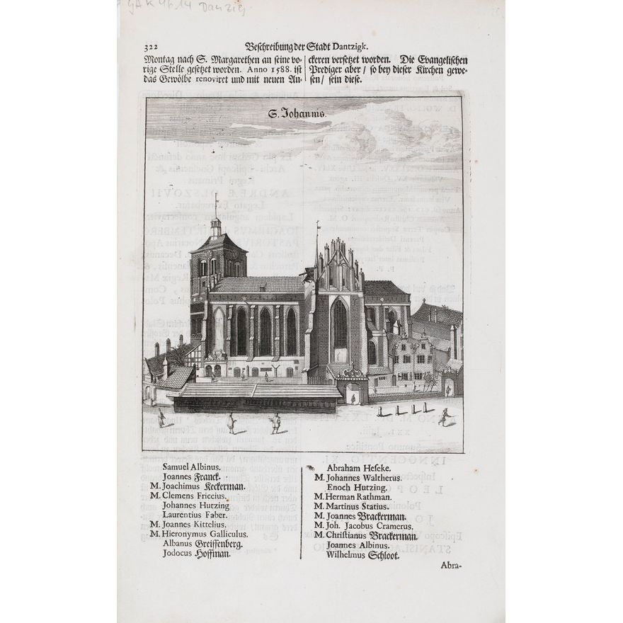 Reinhold Curicke | S. Johannis