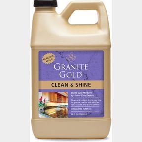 GRANITE GOLD CLEAN AND SHINE REFILL, STREAK-FREE DEEP CLEANING AND POLISHING OF NATURAL STONE AND QUARTZ SURFACES, 64 OUNCES