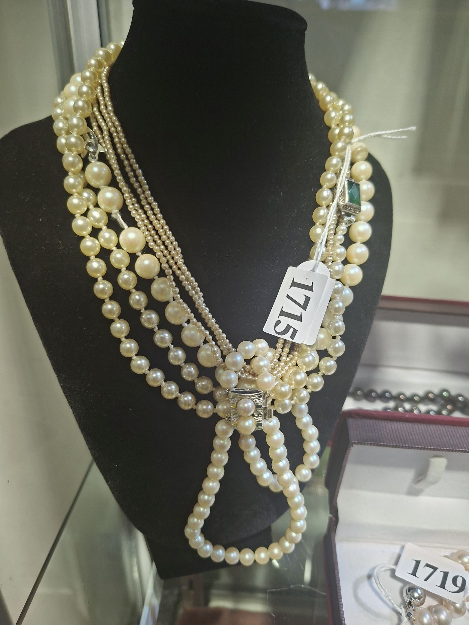 Sterling Silver And Pearl Necklaces