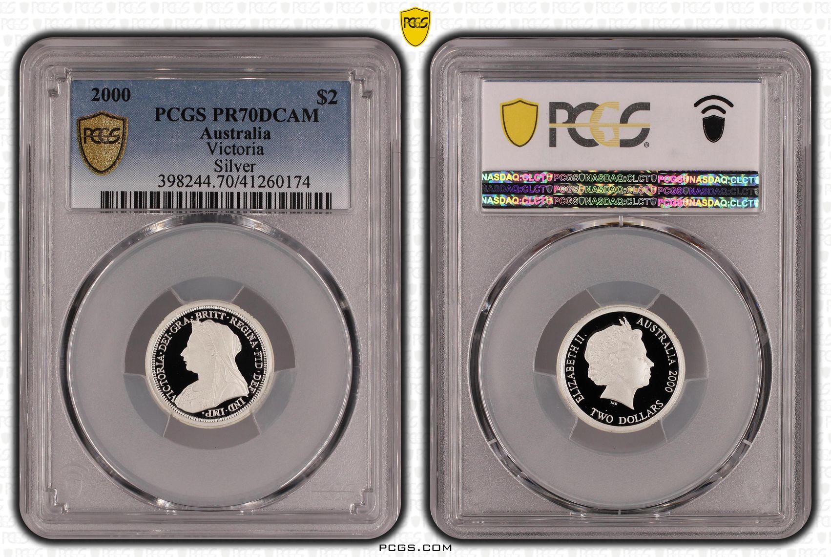 Victoria, Two Dollar, 2000, PCGS PR70DCAM