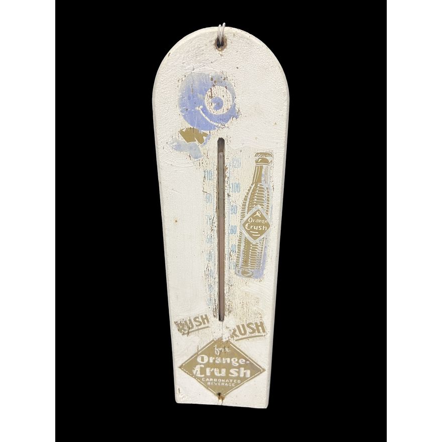 Orange Crush Wooden Thermometer
