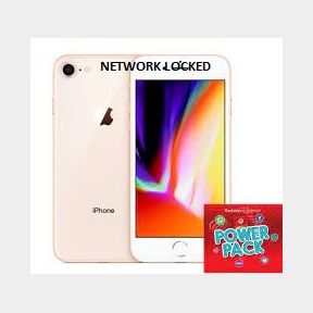 Apple iPhone 8 64GB - Gold AS IS-(PHONE ONLY) + Vodacom SIM Card Pack-(NETWORK LOCKED) | SJ 51664/66 HV B9 (S2)