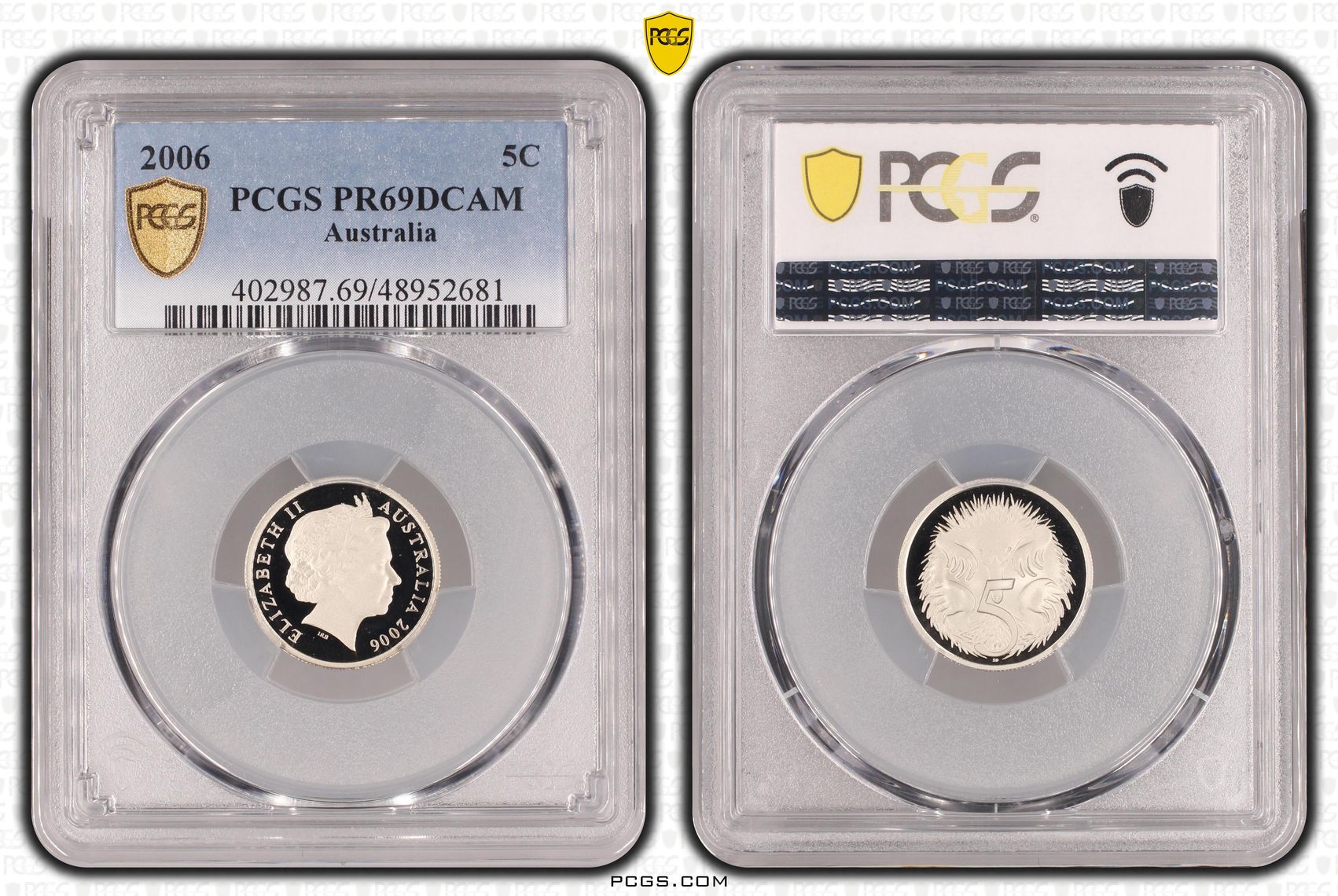 Five Cent, 2006, PCGS PR69DCAM