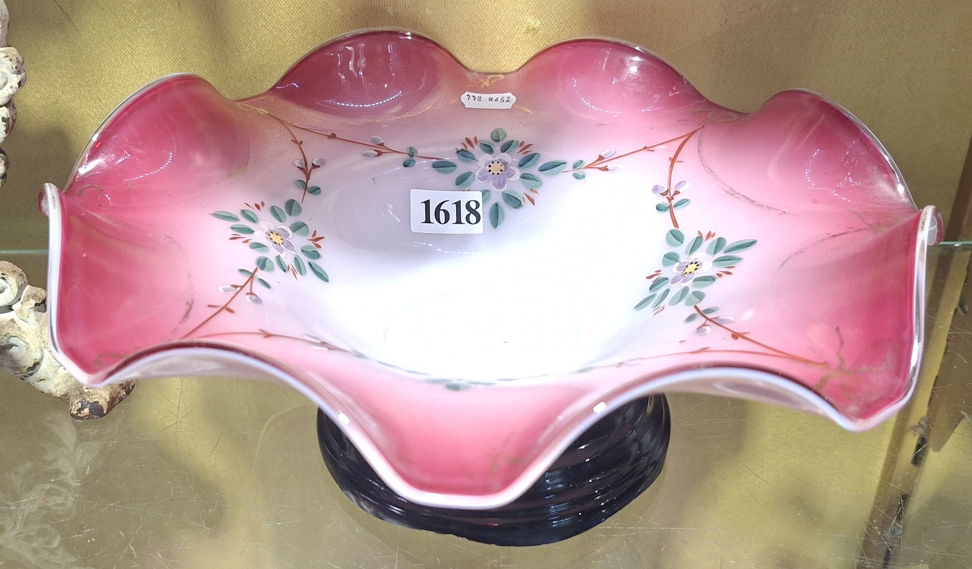 Victorian Milk Glass Float Bowl