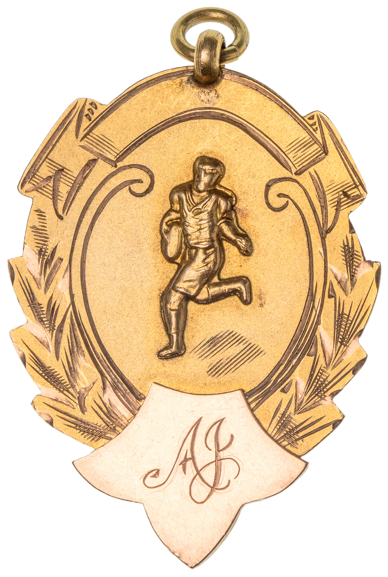 Rugby Prize Medal, 1925, VGC