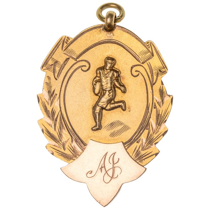 Rugby Prize Medal, 1925,  VGC