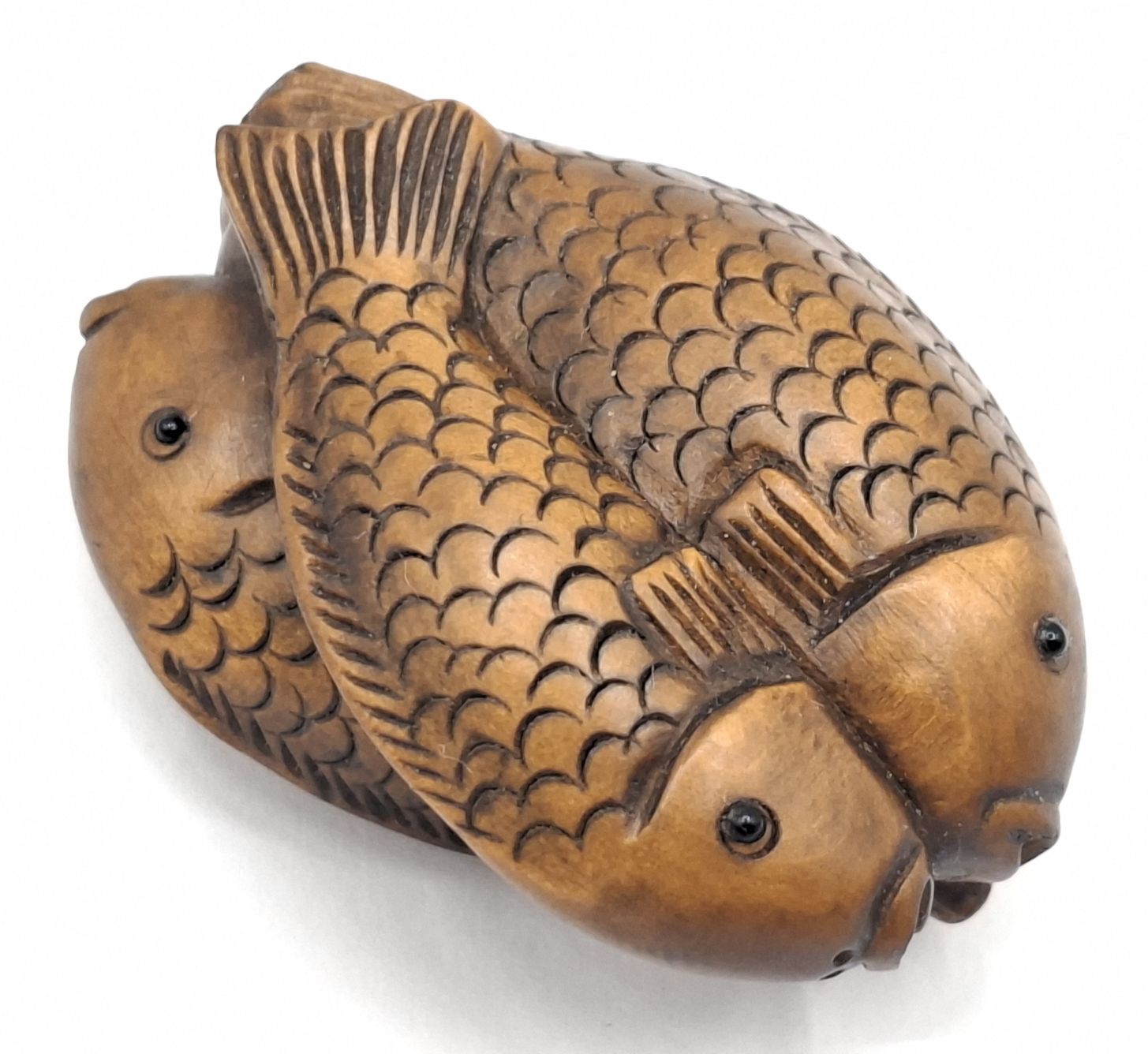 131 · JAPANESE CARVED BOXWOOD NETSUKE