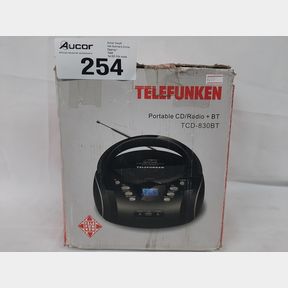 TELEFUNKEN BLUETOOTH AND CD PLAYER- TCD830BT