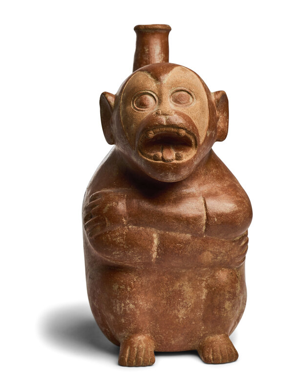 A Moche Monkey Vessel