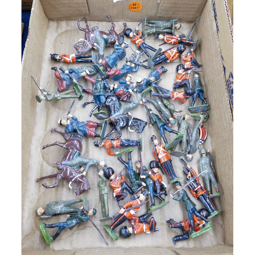 Box Vintage Britains Toy Soldiers