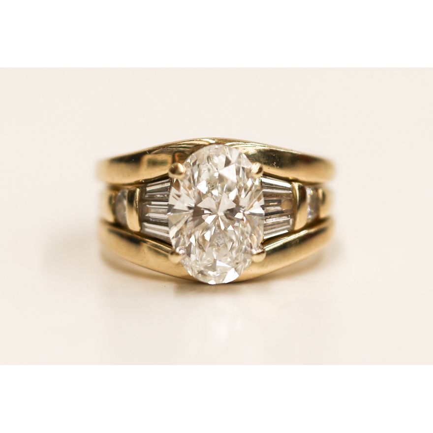 2.54ct Diamond 14k Engagement Ring with GIA