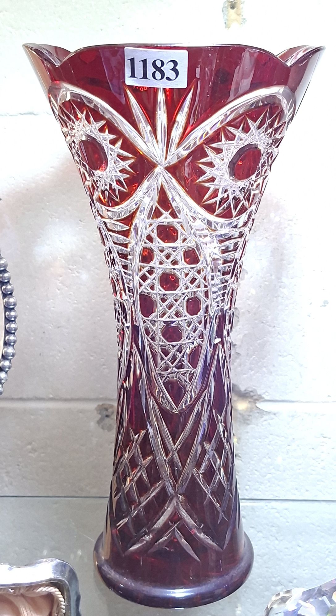 Russian Crystal Vase