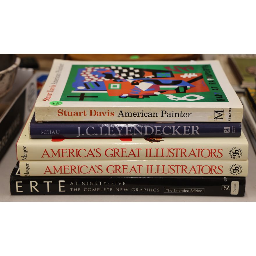 Stack 5pc American Illustrator Art Books