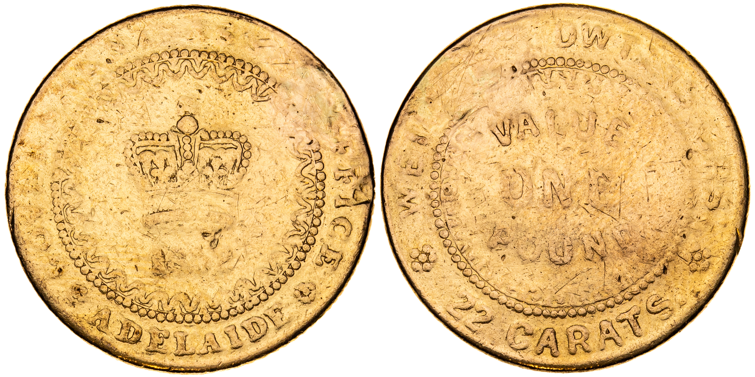 South Australian Assay Office, Pound, 1852, Poor