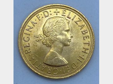 1957 ELIZABETH II PRE-DECIMAL GOLD SOVEREIGN