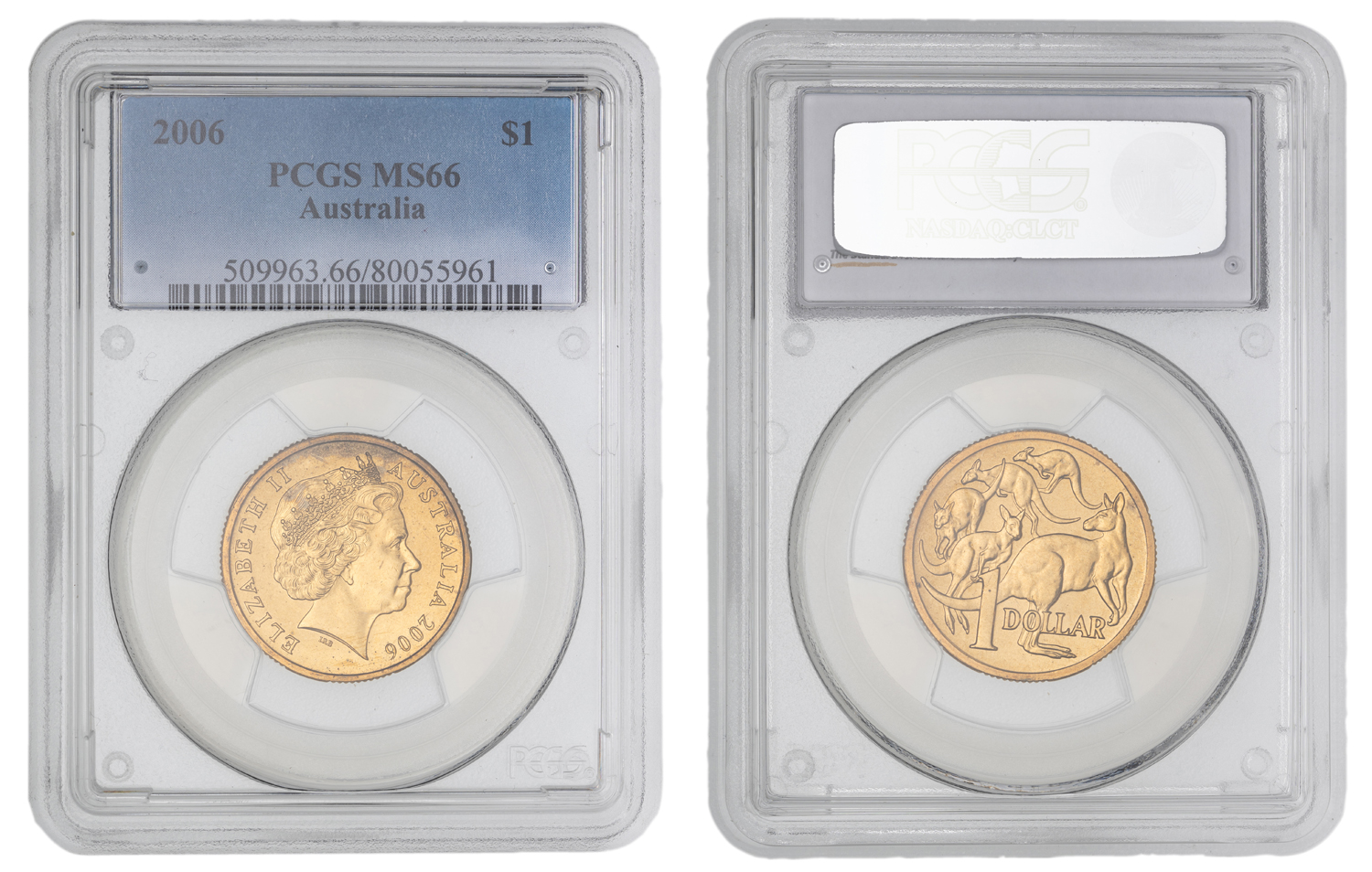 Elizabeth II, One Dollar, 2006, PCGS MS66