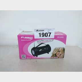 FUSSION RADIO WITH USB SLOT AND AUX IN - FAULTY