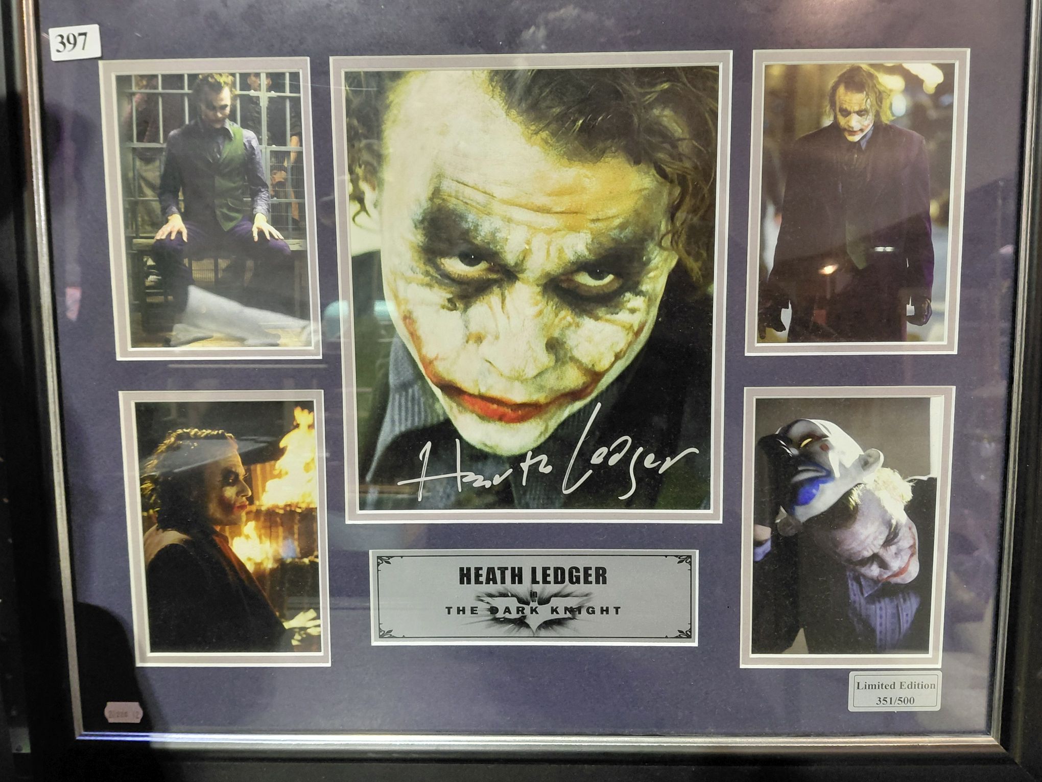 397 · HEATH LEDGER DISPLAY