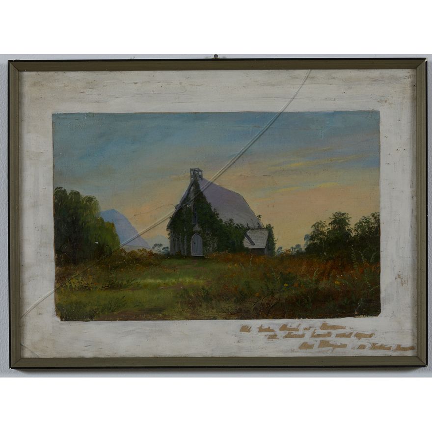 CHARLES BLOMFIELD, Zion Mission Church at Te Wairoa