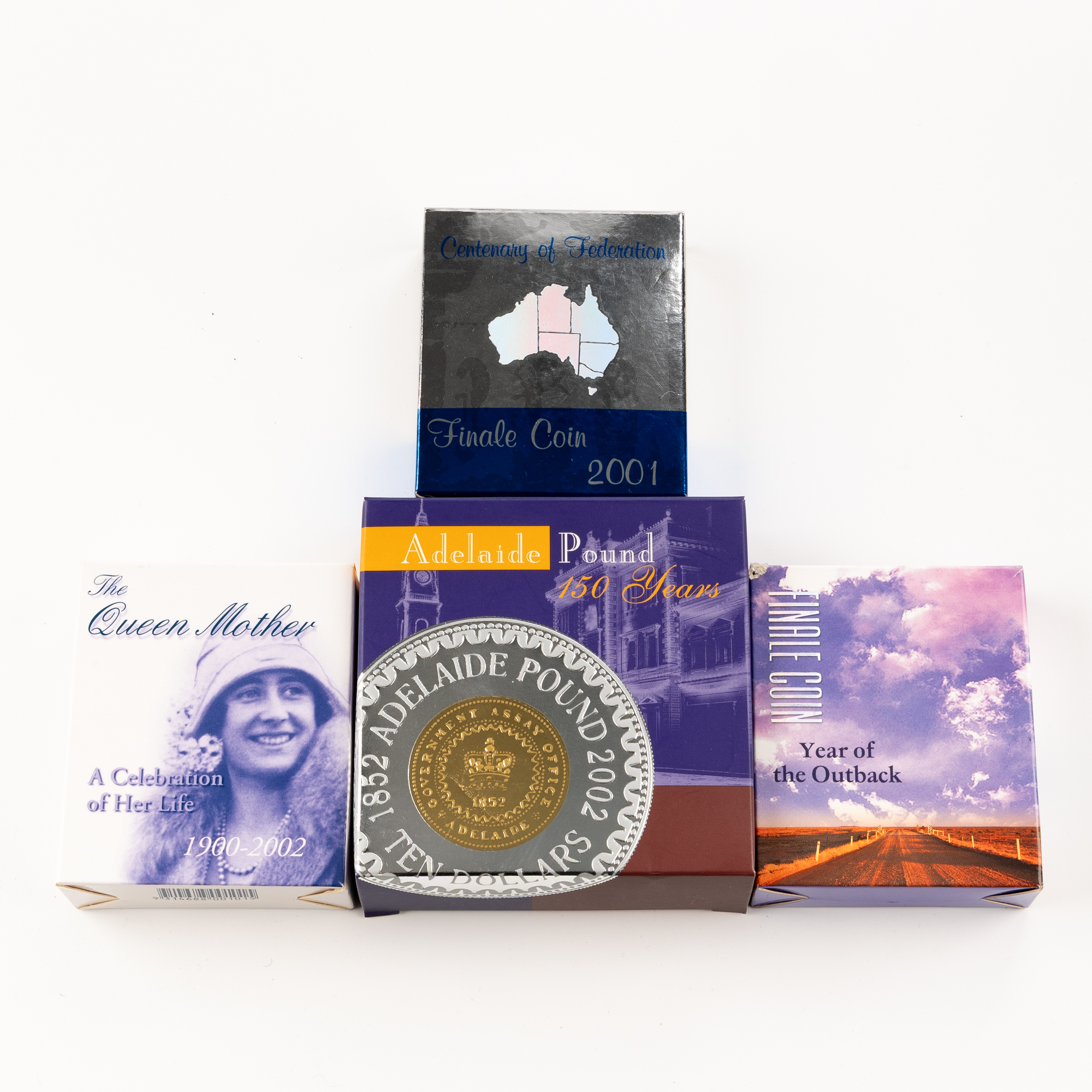 Elizabeth II, RAM- Proof Coin, Five Dollars - Ten Dollars, 2001 - 2002, UNC - Proof